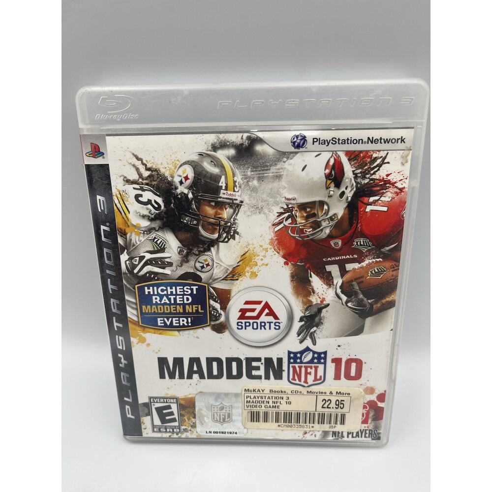 Madden NFL 10 Sony PLAYSTATION 3 PS3 Complete Used